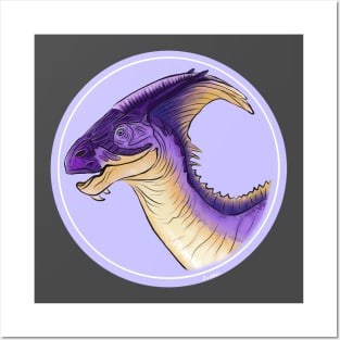 Purple Parasaur Posters and Art